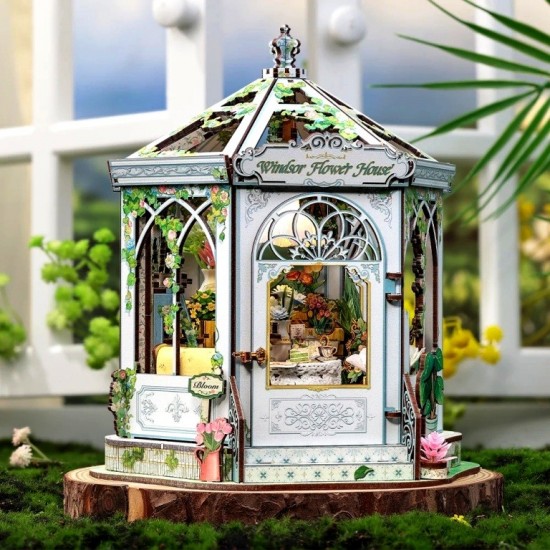 Book Nook Windsor Flower House DIY Kit RRP £37.99
