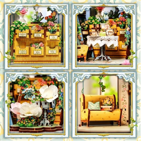 Book Nook Windsor Flower House DIY Kit RRP £37.99