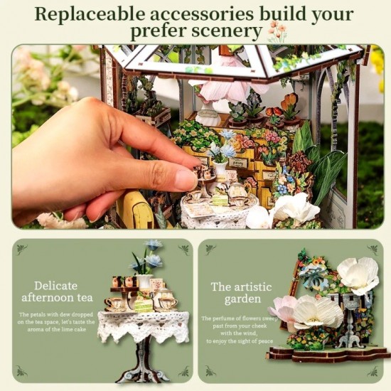 Book Nook Windsor Flower House DIY Kit RRP £37.99
