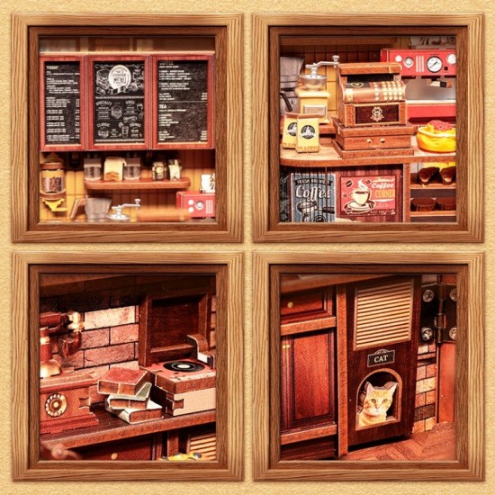 Book Nook Corner Coffee Shop DIY Kit RRP £39.99