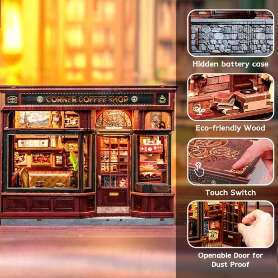 Book Nook Corner Coffee Shop DIY Kit RRP £39.99
