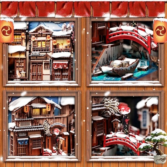 Book Nook Kyoto Snow Whisper DIY Kit RRP £43.99
