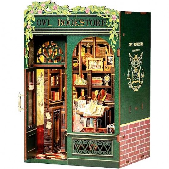 Book Nook Owl Bookstore DIY Kit RRP £26.99