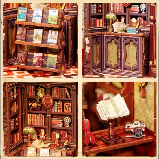 Book Nook Owl Bookstore DIY Kit RRP £26.99