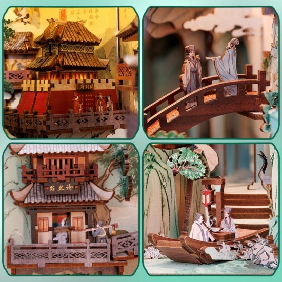 Book Nook Su Dongpo's Life DIY Kit RRP £39.99