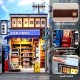 Book Nook Beika-cho Convenience Store DIY Kit RRP £36.99
