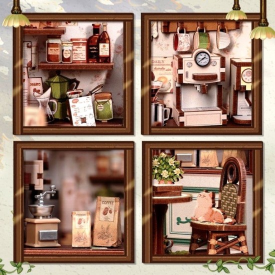 Book Nook Sunny Cafe DIY Kit RRP £36.99