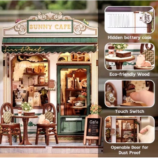 Book Nook Sunny Cafe DIY Kit RRP £36.99