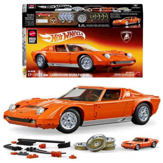 Brick Shop Hot Wheels Premium Series Lamborghini Miura P400 SV (1ct) RRP £136.99 Brick Shop Hot Wheels Premium Series Lamborghini Miura P400 SV (1ct) RRP £136.99