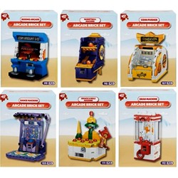 Arcade Game Building Brick Sets in CDU (12ct) RRP £3.99