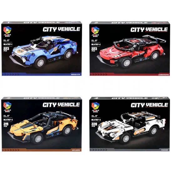 Blocks Tech 34cm City Vehicle Building Sets in CDU (4ct) RRP £9.99 Blocks Tech 34cm City Vehicle Building Sets in CDU (4ct) RRP £9.99