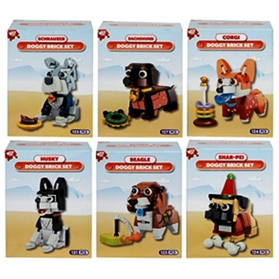 Doggy Building Brick Sets in CDU (12ct) RRP £3.99