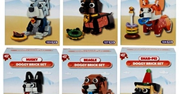 Doggy Building Brick Sets in CDU