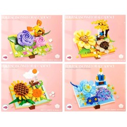 Floral Book Four Seasons Brick Sets (24ct) RRP £8.99