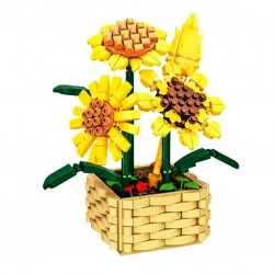 Flowerpot Sunflower 550-piece Building Blocks RRP £19.99