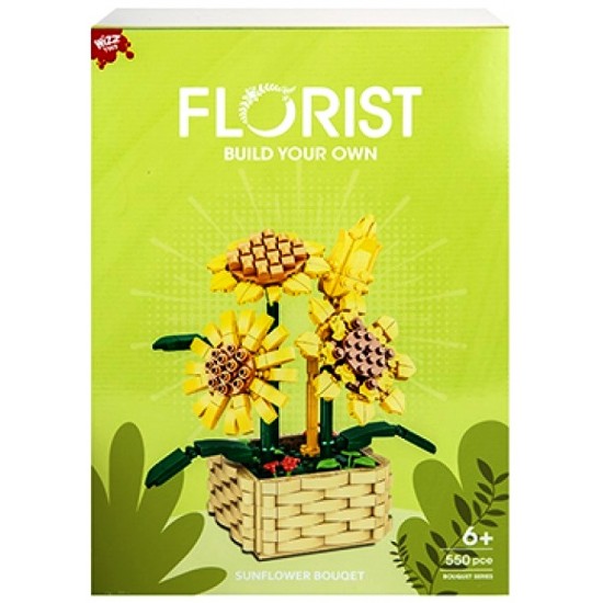 Flowerpot Sunflower 550-piece Building Blocks RRP £19.99