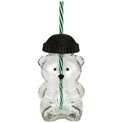 Coffee Cup Bear 590ml Glass Mason Jar (12ct) RRP £5.99