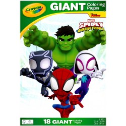 Crayola Spidey & His Amazing Friends 18-page Giant Colouring Book RRP £5.99