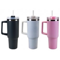 Stainless Steel Drinks Cup with OMBRE Straw (833175) (6ct) RRP £12.99