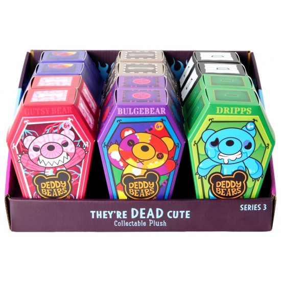 Deddy Bears 14cm Small Coffin Assortment in CDU - Series 3 (12ct) RRP £10.99