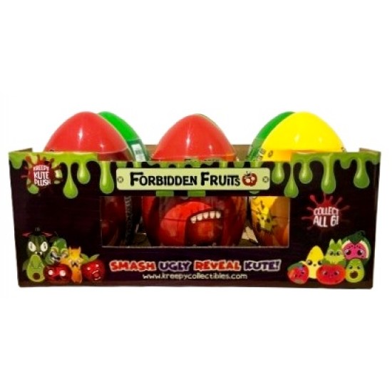 Forbidden Fruits 20cm Surprise Plush Ugly Eggs Crate (6ct) RRP £17.99