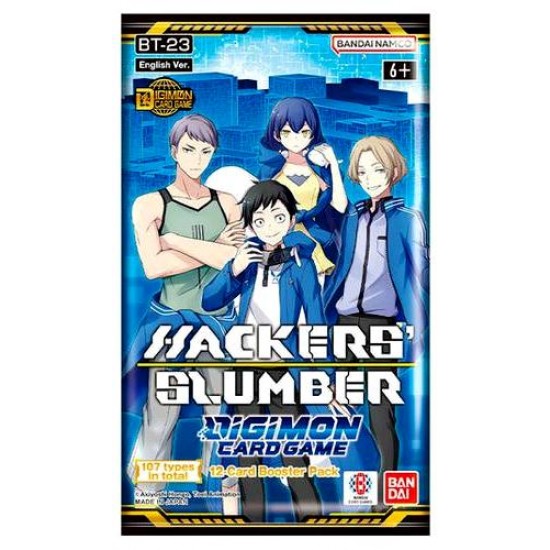 Digimon (BT23) Hackers Slumber Booster (24ct) RRP £4.99 Digimon (BT23) Hackers Slumber Booster (24ct) RRP £4.99