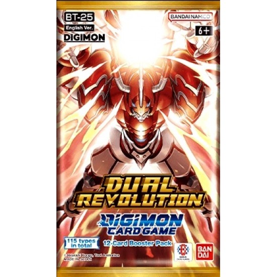 Digimon (BT25) Dual Revolution Booster (24ct) RRP £4.99