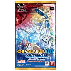 Digimon (EX13) Chivalrous XIII Extra Booster (24ct) RRP £4.99 - RELEASE DATE: OCTOBER 2, 2026 (SOLD OUT TO PRE-ORDER)