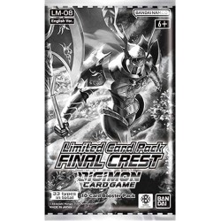 Digimon (LM08) Final Crest Limited Card Pack (6ct) RRP £5.49 - RELEASE DATE: AUGUST 28, 2026 (SOLD OUT TO PRE-ORDER)
