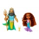 The Little Mermaid Movie Ariel & King Triton 6" Figure Gift Set (2ct) RRP £27.99