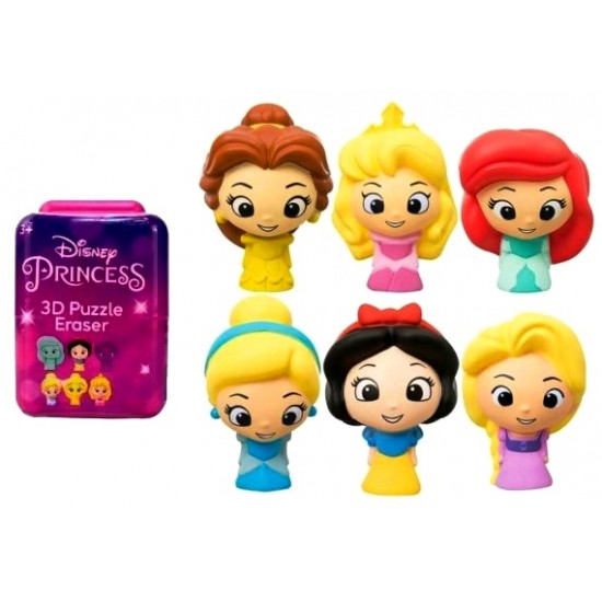 Disney Princess Puzzle Palz 3D Eraser - LOOSE/NO CDU (48ct) RRP £1.99