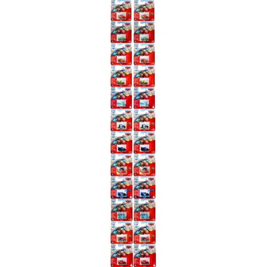 Disney Pixar Cars Mini Racer Blister Packs on Clipstrip (24ct) RRP £3.69