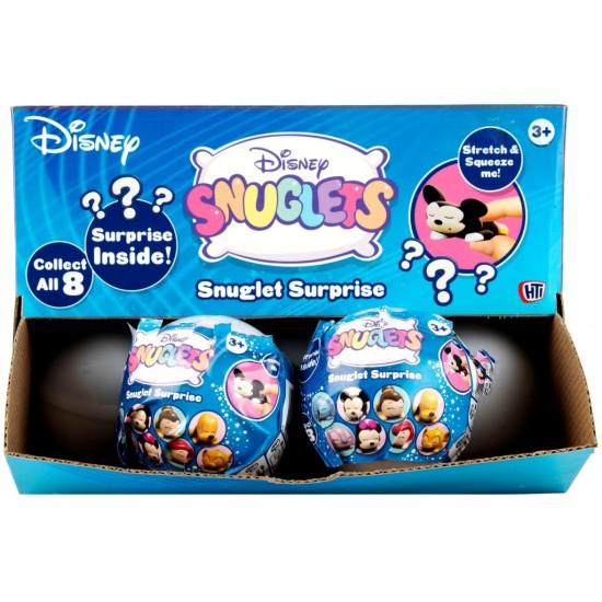 Disney Snuglet Surprise Mystery Blind Capsules in CDU (12ct) RRP £3.99 Disney Snuglet Surprise Mystery Blind Capsules in CDU (12ct) RRP £3.99