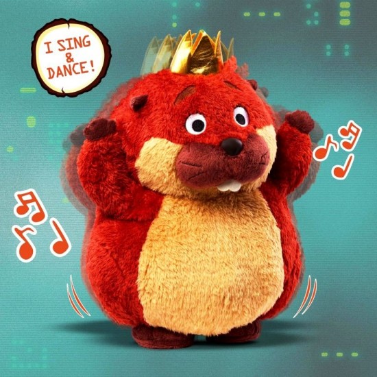 Hoppers Movie King George Feature Plush with Sound RRP £29.99