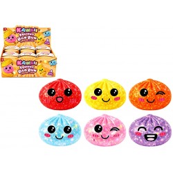 Bao Bun 5.5cm Maltose Glitter Squishy in Basket (24ct) RRP £2.99 -  *AIR FREIGHT STOCK*