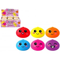 Bao Bun 5.5cm Maltose Neon Squishy in Basket (24ct) RRP £2.99 -  *AIR FREIGHT STOCK*