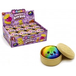 Bao Bun 5.5cm Maltose Rainbow Squishy in Basket (24ct) RRP £2.99 - MAXIMUM ONE CDU PER CUSTOMER Bao Bun 5.5cm Maltose Rainbow Squishy in Basket (24ct) RRP £2.99 - MAXIMUM ONE CDU PER CUSTOMER