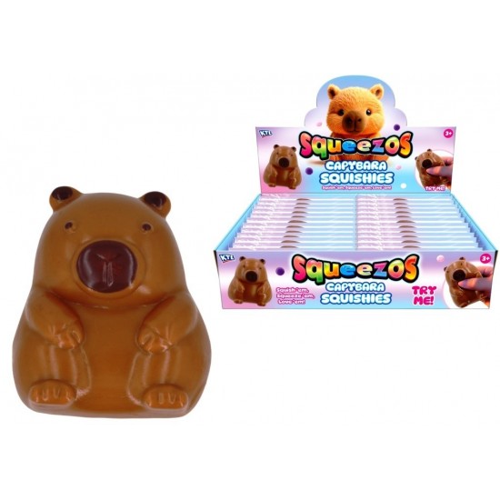 Capybara Taba Squishy with Bobbles (24ct) RRP £1.99 (AVAILABLE FROM JUNE 2026)