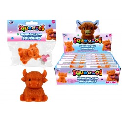 Highland Cow Taba Squishy with Bobbles (12ct) RRP £1.99 Highland Cow Taba Squishy with Bobbles (12ct) RRP £1.99