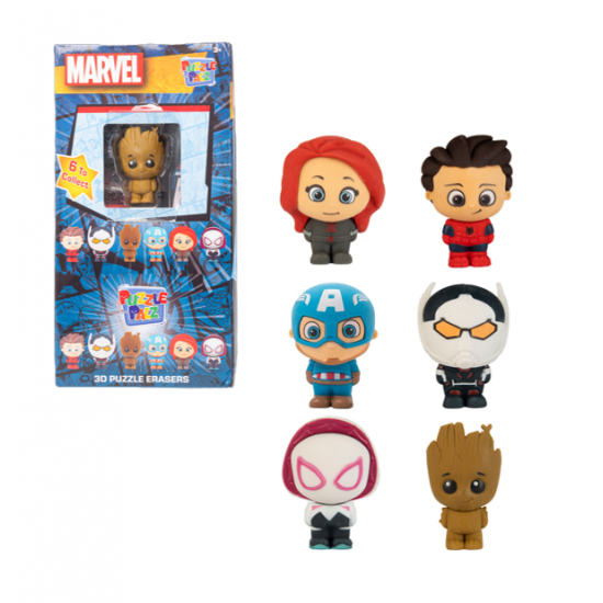 Marvel Superheroes Puzzle Palz 3D Eraser Blind Bags (30ct) RRP £1.99