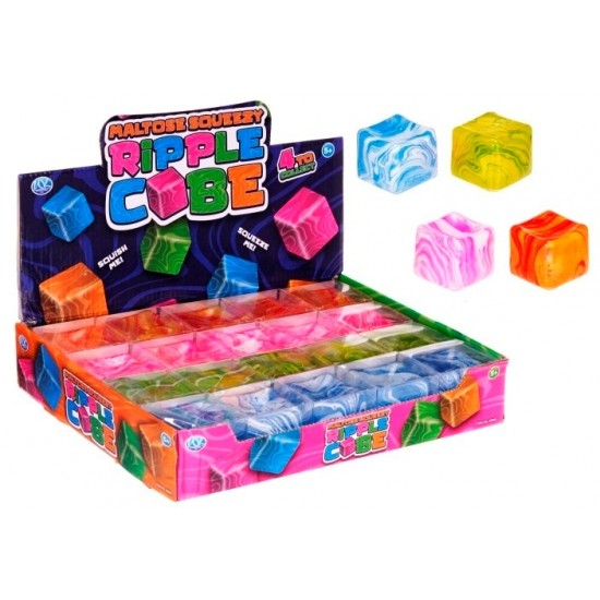 Ripple Cube Maltose Squishy (20ct) RRP £1.99 (AVAILABLE FROM JUNE 2026)