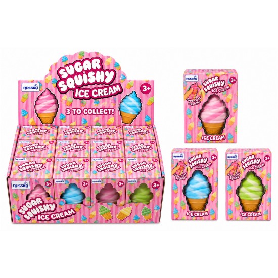 Ice Cream Sugar Squishy (12ct) RRP £2.99