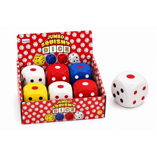 Dice Jumbo Squishy (6ct) RRP £8.99