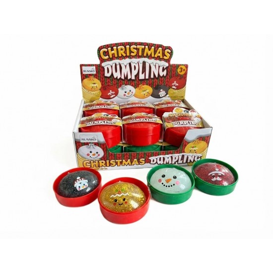 Dumpling Christmas Squishy (12ct) RRP £3.99 Dumpling Christmas Squishy (12ct) RRP £3.99