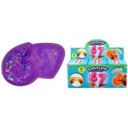 Six-Seven Maltose Glitter Squishy in Box (12ct) RRP £1.99 (AVAILABLE FROM JUNE)