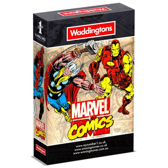 Waddingtons Playing Cards - Marvel Comics CDU (12ct) RRP £4.49 Waddingtons Playing Cards - Marvel Comics CDU (12ct) RRP £4.49