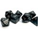 Dice Set Black 7-piece Opaque Polyhedral RRP £4.99