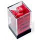 Dice Set Red & White 7-piece Opaque Polyhedral RRP £4.99