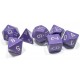 Dice Set Purple 7-piece Opaque Polyhedral RRP £4.99