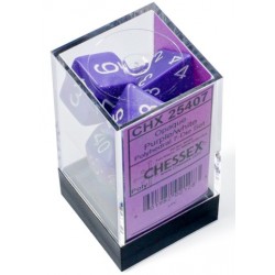 Dice Set Purple 7-piece Opaque Polyhedral RRP £4.99